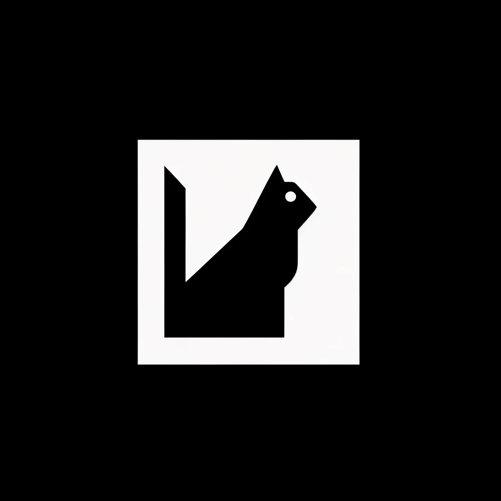 Cat in the Square Logo